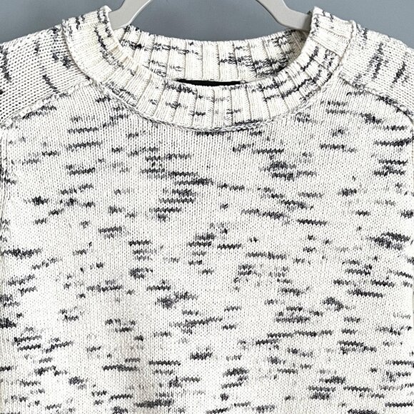J. Crew Speckled Cotton Sweater (Ivory) M - Picture 11 of 11